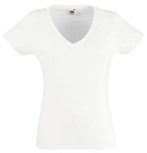 Fruit of the Loom SS047 - Womens V-neck T-shirt