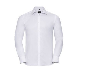 Russell Collection JZ962 - Long Sleeve Herringbone Shirt