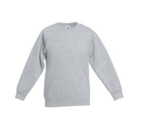 Fruit of the Loom SC351 - Children's Round Neck Sweatshirt Heather Grey