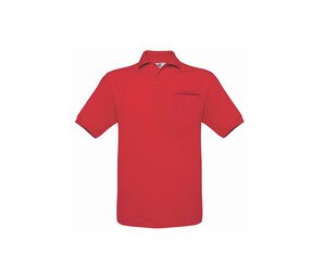 B&C BC415 - Mens polo shirt with pocket