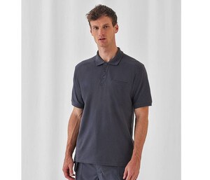 B&C Pro BC815 - Mens short-sleeved polo shirt with chest pocket