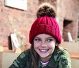 Beechfield B412B - Children's hat with pompom